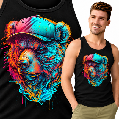 TANK TOP ZWIERZĘTA Bad T BEAR